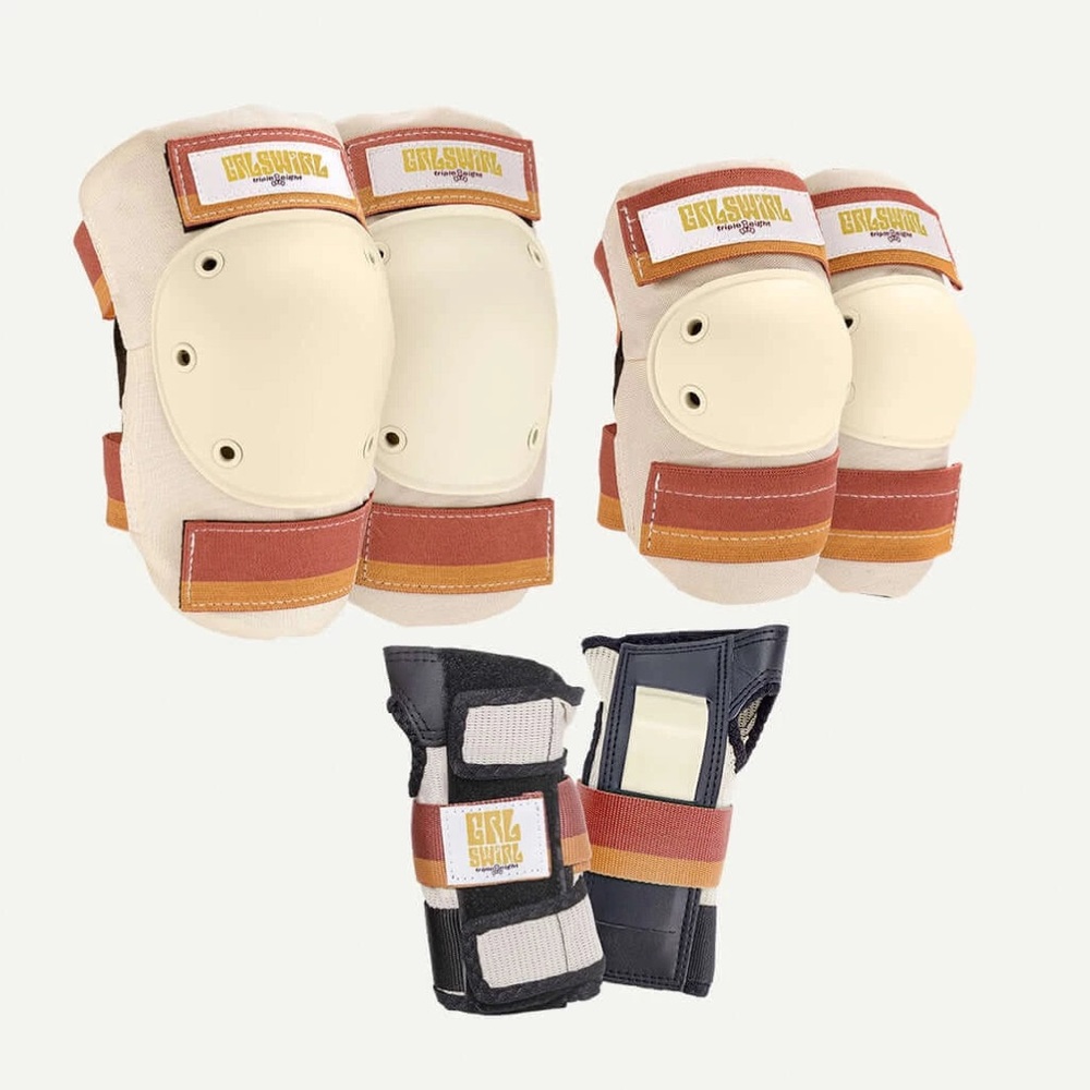 Triple 8 Saver Series Pads 3-pack Grlswirl Edition